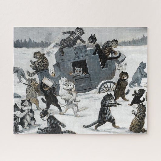 ルイ・ウィリアム・ウェインによる高速道路強盗 ジグソーパズル (横)