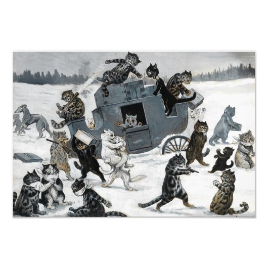 ルイ・ウィリアム・ウェインによる高速道路強盗 フォトプリント            (正面)