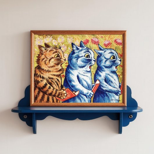 ルイ・ウィンが猫を歌うヴィンテージのポスターお洒落 ポスター