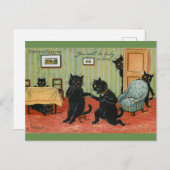 ルイ・ウィンによる恋占い ポストカード (正面/裏面)