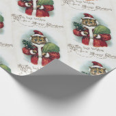 ルイ・ウィンのクリスマス猫 ラッピングペーパー (角)