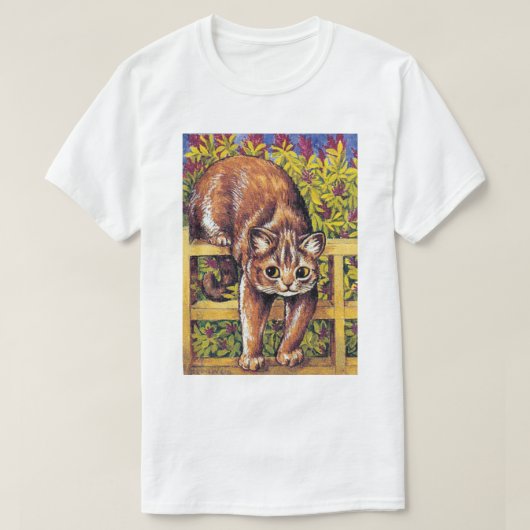 ルイ・ウィンの猫 Tシャツ (デザイン正面)