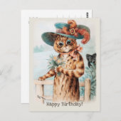 ルイ・ウィンの花のための公爵夫人の誕生日CC1009 ポストカード (正面/裏面)