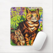 ルイ・ウェインによるかわいい猫と子猫のイラスト マウスパッド (マウス)
