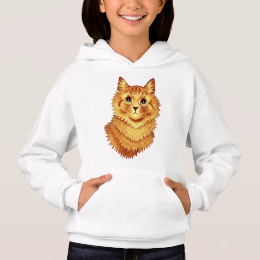 ルイ・ウェインによるオレンジ色の猫の肖像画 (正面)