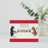 ルイ・ウェインのクリスマスの食事 シーズンポストカード (スタンド正面)