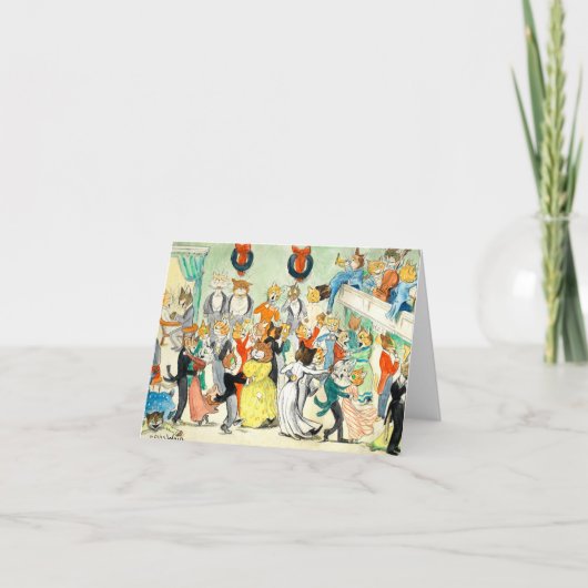 ルイ・ウェインのダンス サンキューカード (正面)