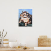 ルイ・ウェインのトラ猫 ポスター (キッチン)