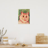 ルイ・ウェインの万華鏡の猫 ポスター (キッチン)