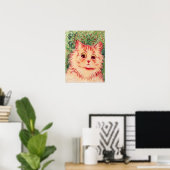 ルイ・ウェインの万華鏡の猫 ポスター (ホームオフィス)