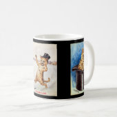 ルイ・ウェインの猫のマグカップ コーヒーマグカップ (正面右)