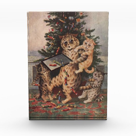 ルイ・ウェインの猫の国のクリスマス フォトブロック (正面)