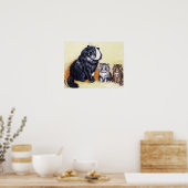 ルイ・ウェインの猫の災難 ポスター (キッチン)