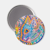 ルイ・ウェインの猫マグネット マグネット (正面/裏面)