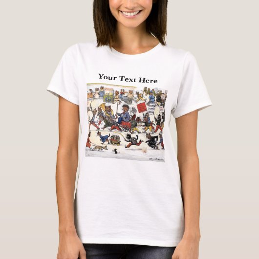 ルイ・ウェインの猫2 Tシャツ (正面)