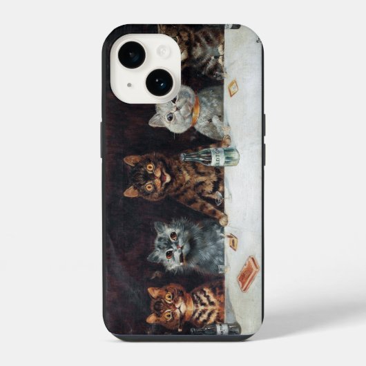 ルイ・ウェインの猫 iPhoneケース (裏面)