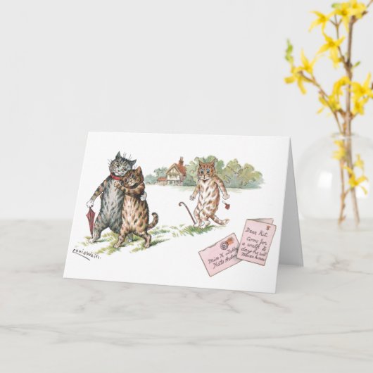 ルイ・ウェインの空白「真実の愛」 カード (黄色い花)