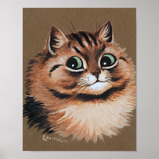 ルイ・ウェインの笑顔の猫 ポスター (正面)