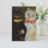 ルイ・ウェイン作「花嫁と花婿」 サンキューカード (スタンド正面)