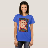 ルイ・ウェイン作「電気猫」 Tシャツ (正面フル)