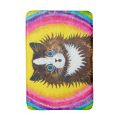 ルイ・ウェイン・ウィスパリング・キャット バスマット (正面縦)