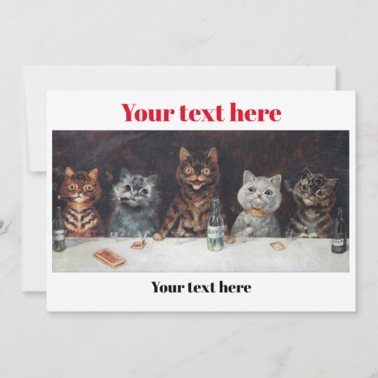 ルイ・ウェイン ポスター 招待状 (正面)