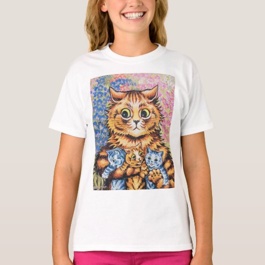 ルイ・ウェイン 猫の家族 | Tシャツ (正面)