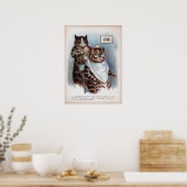 ルイ・ウェイン 猫の毛を染めるショップ ポスター (キッチン)