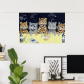 ルイ・ウェイン 猫取締役会 ポスター (ホームオフィス)
