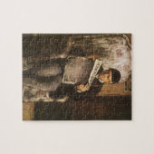 ルイ・オーとセザンヌ　画家の父の肖像 ジグソーパズル (横)