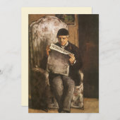 ルイ・オーギュストセザンヌの画家の読父 (正面/裏面)