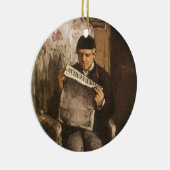 ルイ・オーギュストセザンヌの画家の読父 セラミックオーナメント (右)