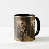 ルイ・オーギュストセザンヌの画家の読父 マグカップ (正面右)