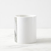 ルイ・ゴンザガの銅版画 アンティーク風アート コーヒーマグカップ (中央)