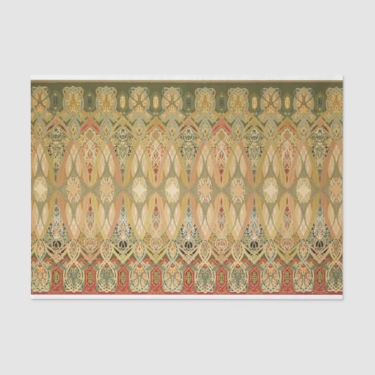 ルイ・サリヴァン：ヴィンテージデザイン 薄葉紙 (正面)