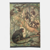 ルイ・サージェントによる赤い顔のクモの巣窟 キッチンタオル (縦)