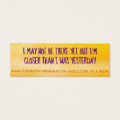 ルイ・ザ・リザード、w/引用文、ハピネス・カード (裏面)