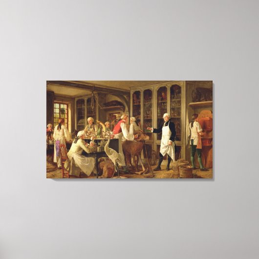 ルイ・ジャン・マリー・ダウベントン（1716年～99年）はラヴォラで書かれた キャンバスプリント (正面)