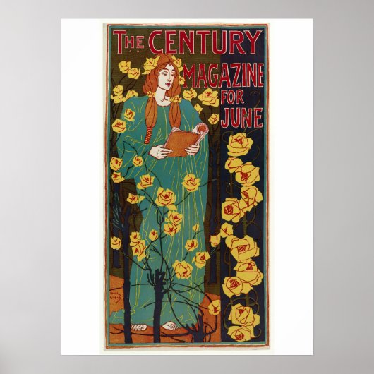ルイ・ジョン・RヘッドによるThe Century 1896年6月号の表紙 ポスター (正面)
