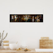 ルイ・ティファニーのステンドグラス教育 ポスター (キッチン)