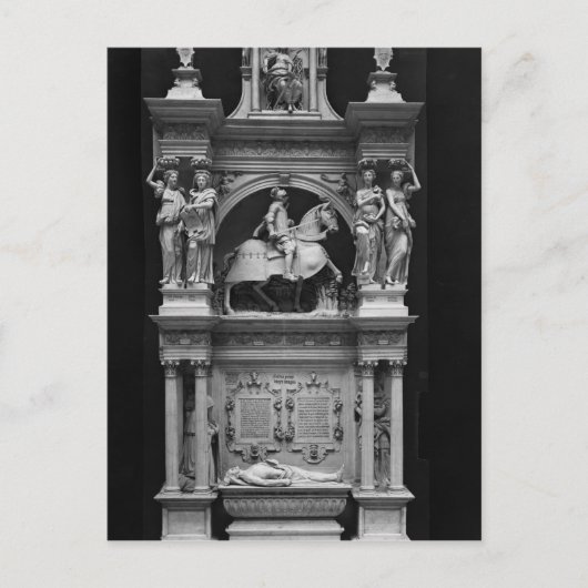 ルイ・デ・ブレーズの墓の再現 ポストカード (正面)