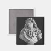 ルイ・ド・フランスのバスト マグネット (正面/裏面)