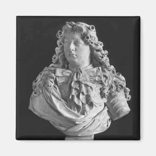 ルイ・ド・フランスのバスト マグネット (正面)