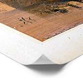 ルイ・ハゲによって石に刻まれた ポスター (角)