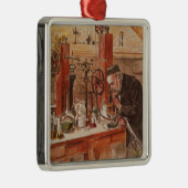 ルイ・パスツールの実験 メタルオーナメント (右)