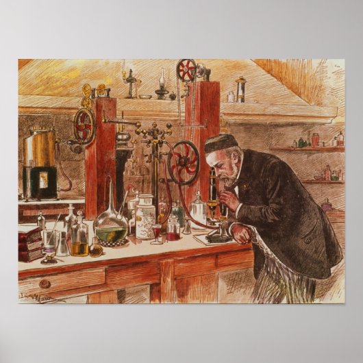 ルイ・パスツール実験 ポスター (正面)