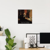 ルイ・パスツール「フォーチュン」ウィズダム引用文ポスター ポスター (ホームオフィス)