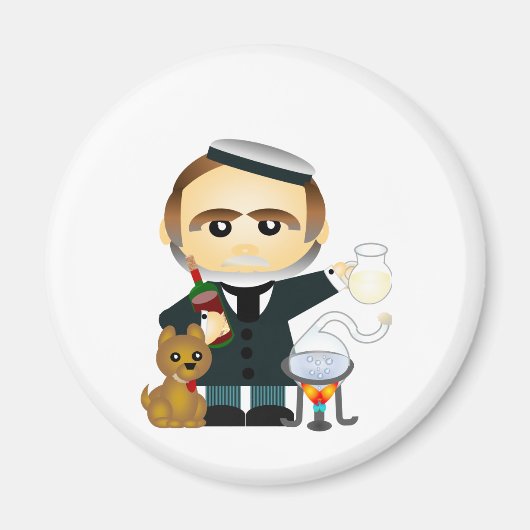 ルイ・パスツール マグネット (正面)