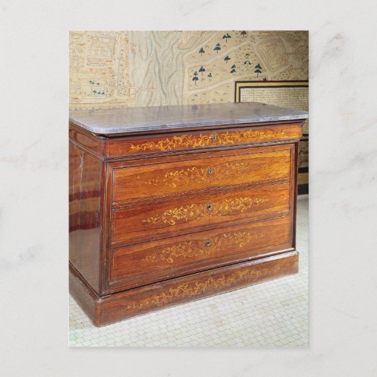 ルイ・フィリップ時代の抽選会 ポストカード (正面)