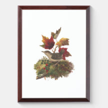 ルイ・プラング 鳥と紅葉 (1873) アート